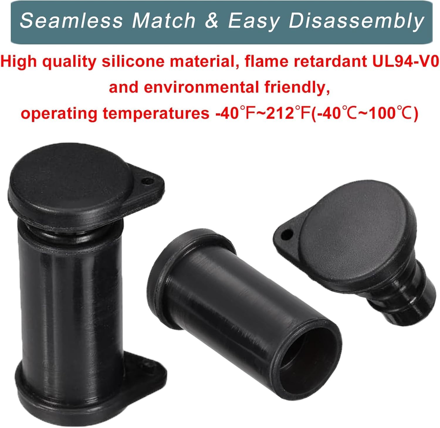 Solar Connector Caps, IP67 Solar Panel Connector Cap Weather Resistant Dust Male