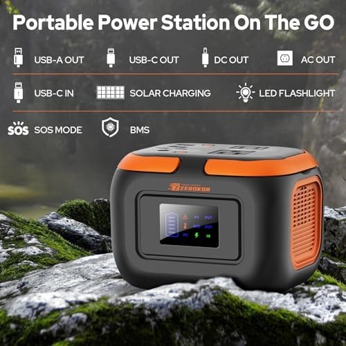 120W Portable Power Station & Generator – 97.6Wh Battery Pack for Camping, Home,