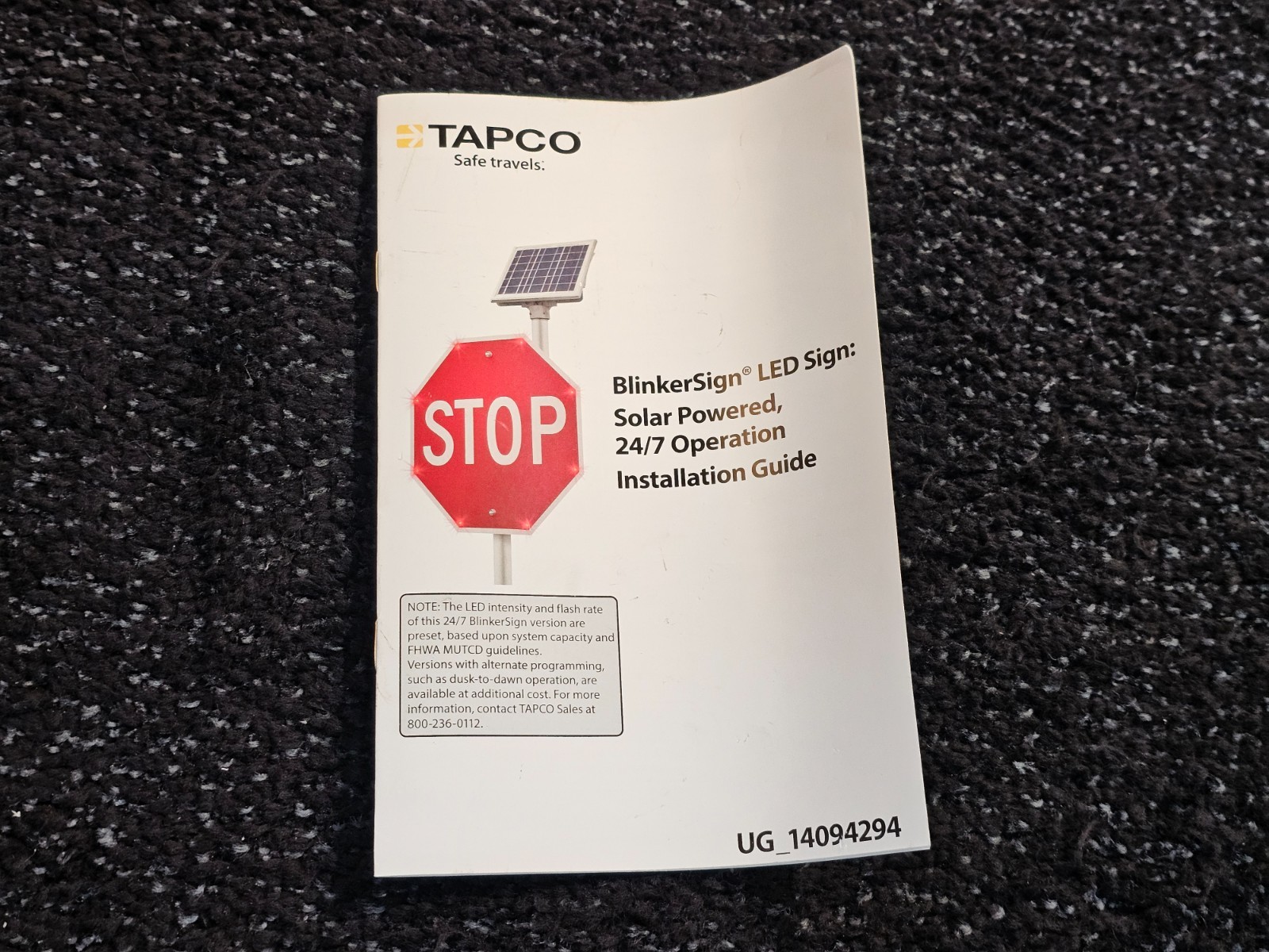 Tapco 2772-00002 13W/6V Solar Panel / Top of Pole Mount