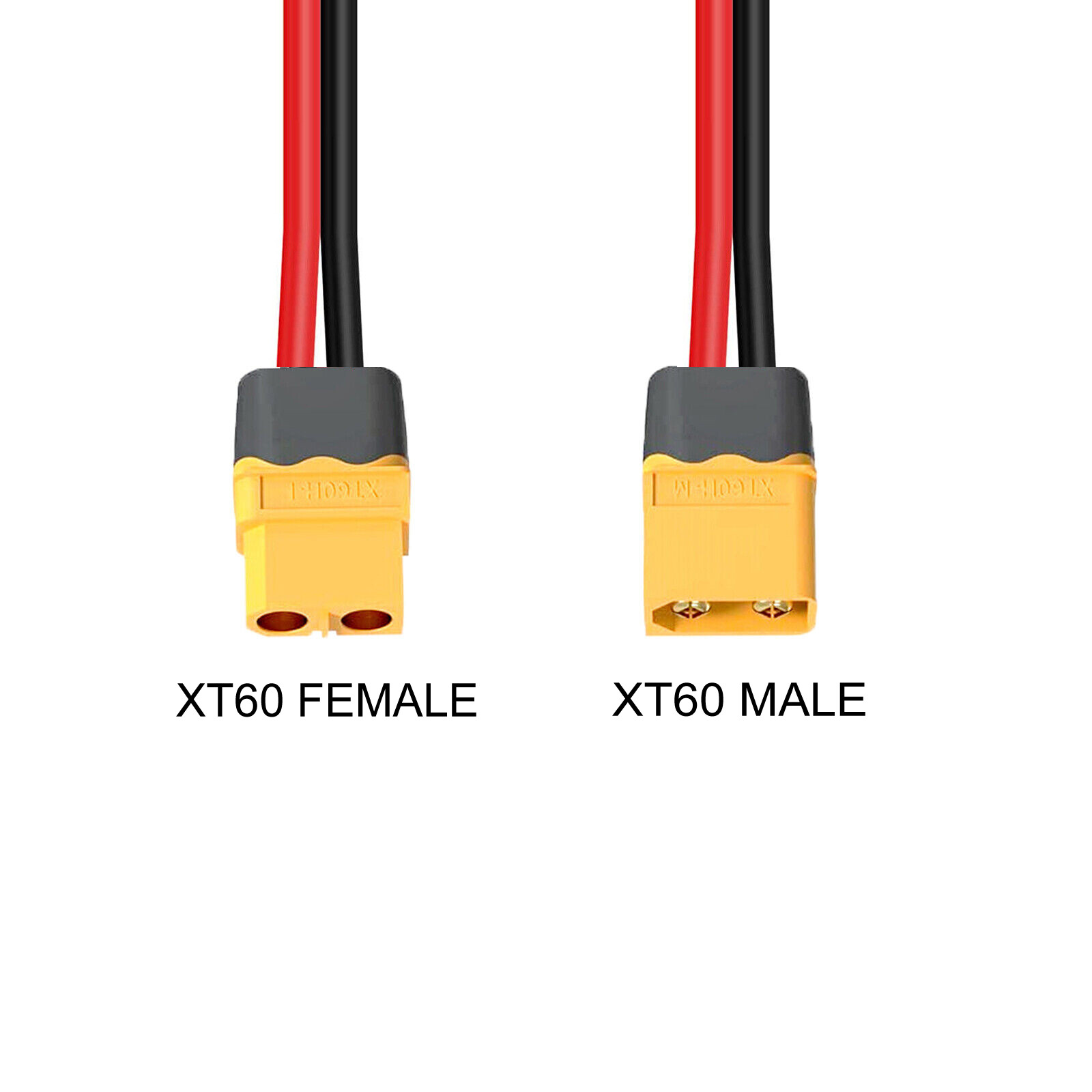 10 AWG XT60 Solar Panel Extension Cable for RC Battery(XT60 Male to XT60 Female)