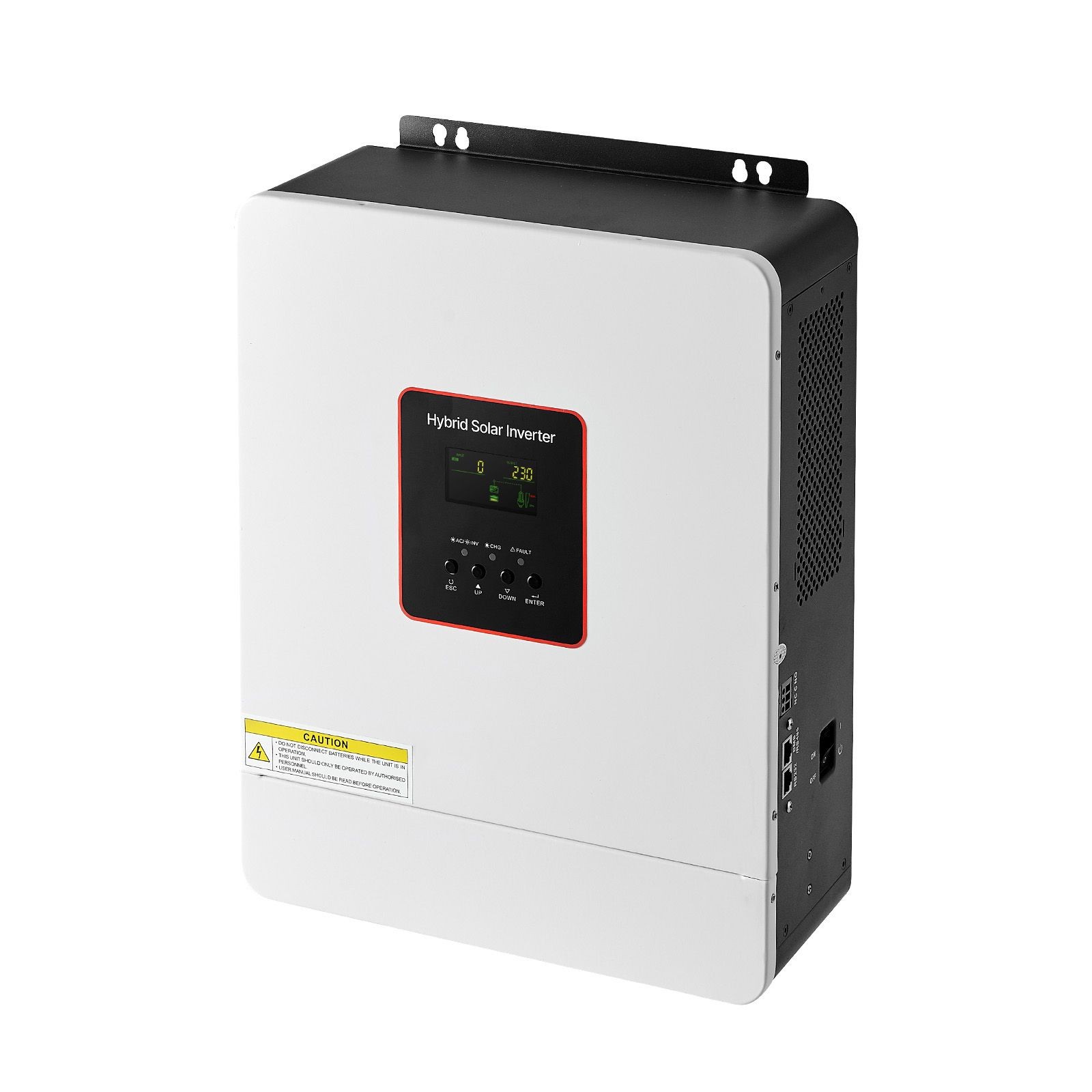 4000W Hybrid Solar Inverter, 24V to 230V AC, Pure Sine Wave with MPPT