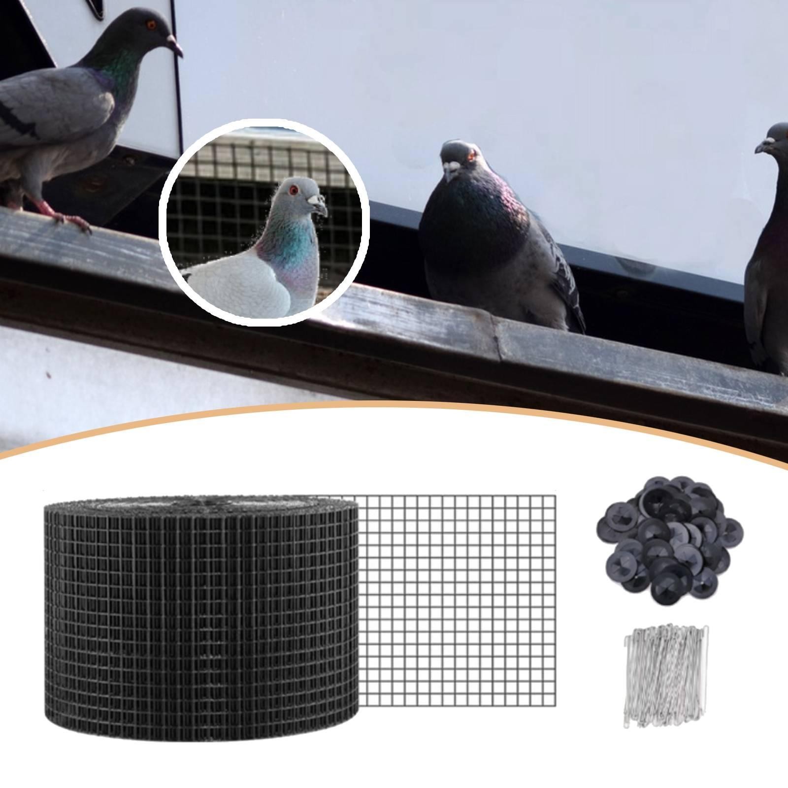 Solar Panel Bird Net Heavy Duty 98.4ftx7.8” for Outdoor Conduits Rooftop