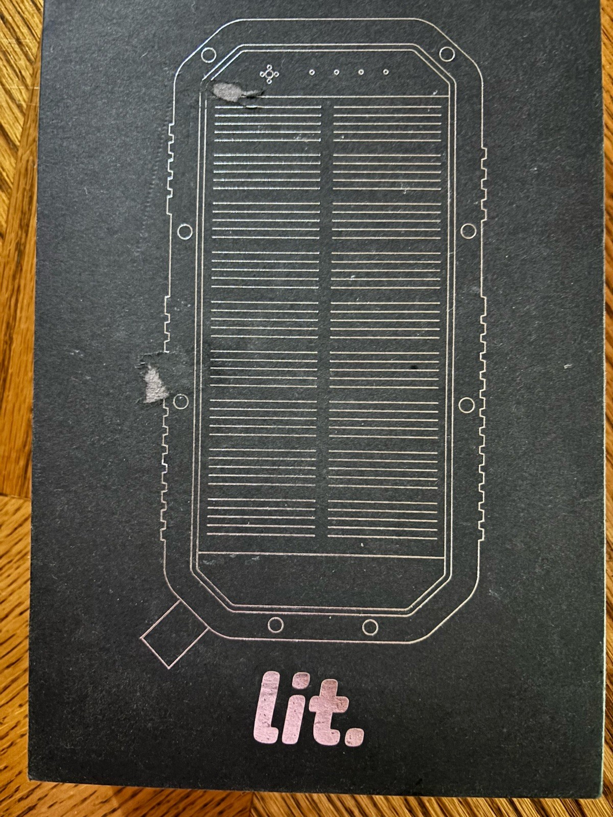 LIT Portable Power Bank Solar Panel 3 USB Outputs Input Micro USB DC 5V/2A