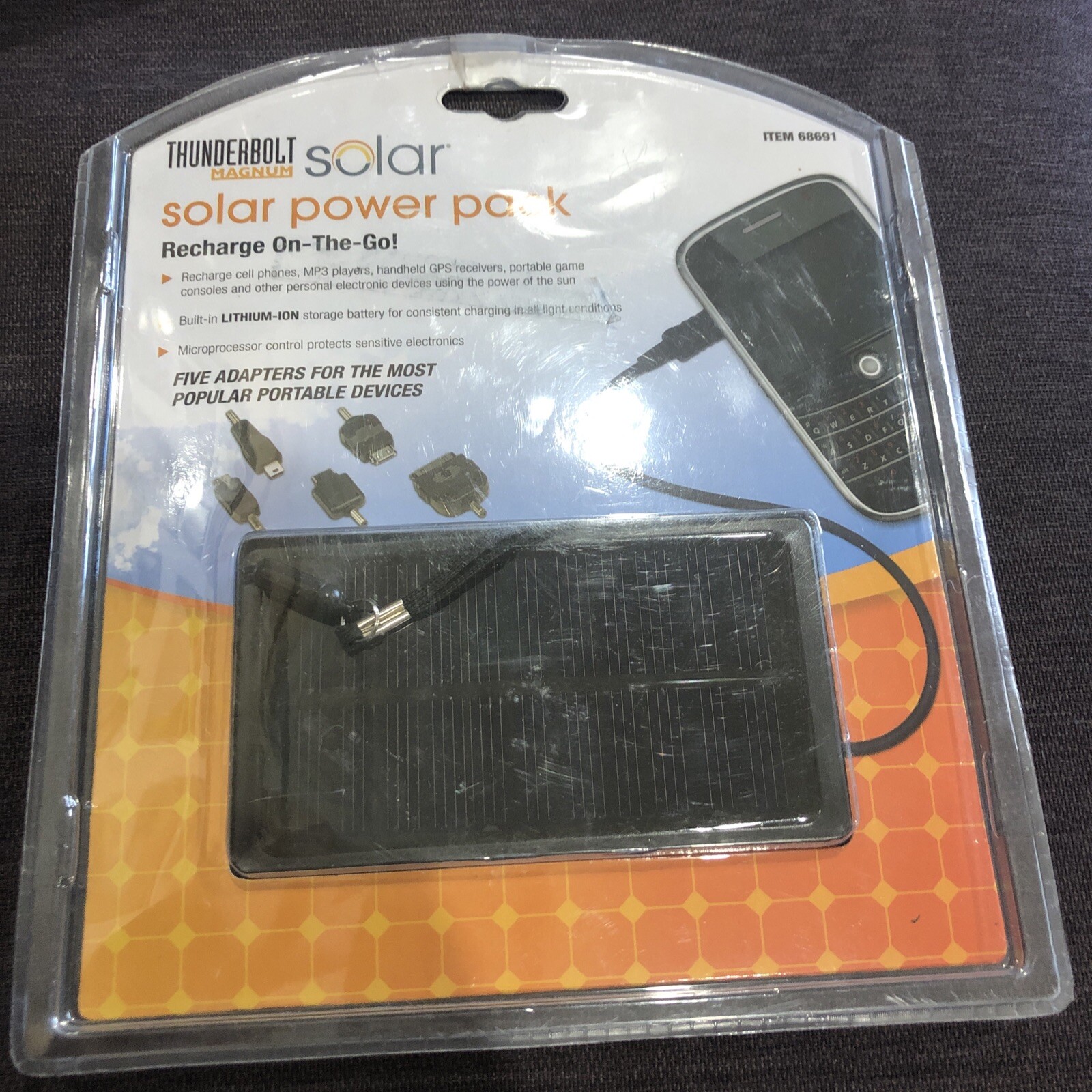 Thunderbolt Magnum Solar Power Pack Recharge-on-the-Go! Item# 68691