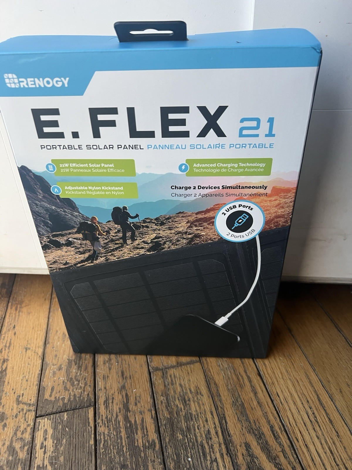 Renogy E.FLEX 21W Foldable Waterproof Solar Panel – Black – NEW