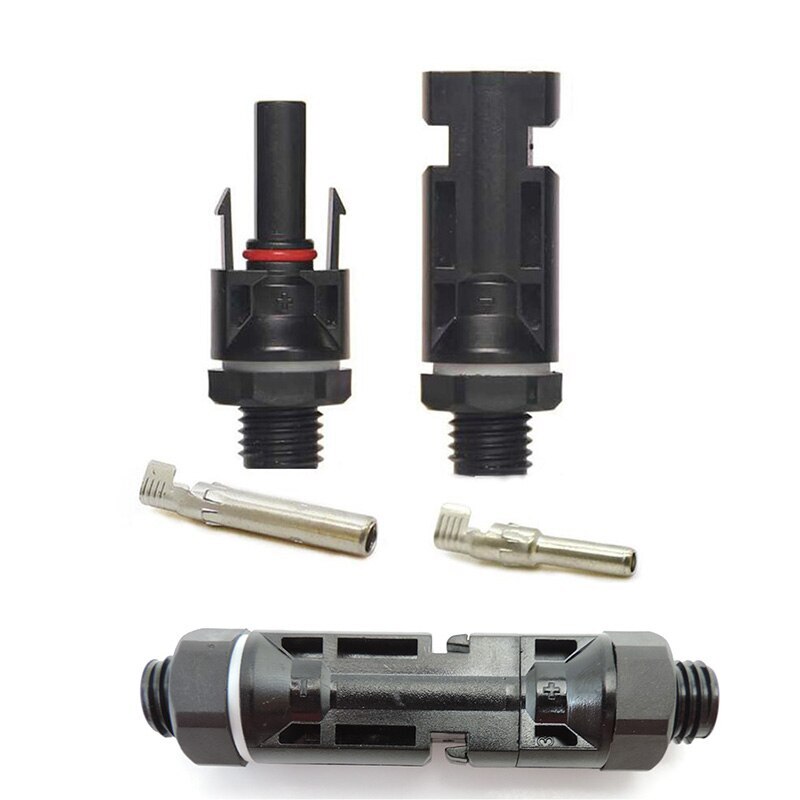 For Photovoltaic Solar Panel Connector Chassis Mount Plug Connector Waterproof