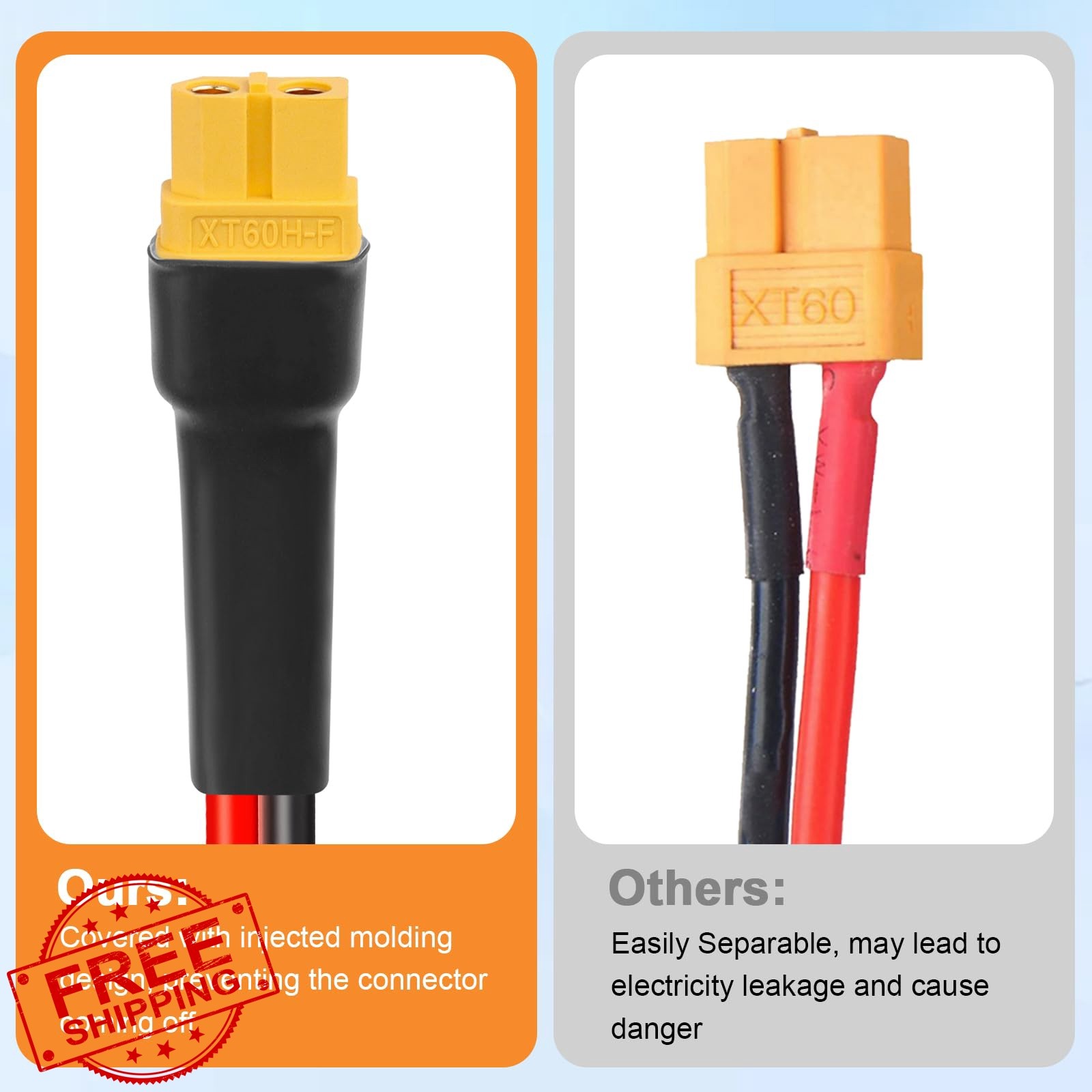 Kimbluth XT60 Solar Extension Cable 10 AWG 35FT
