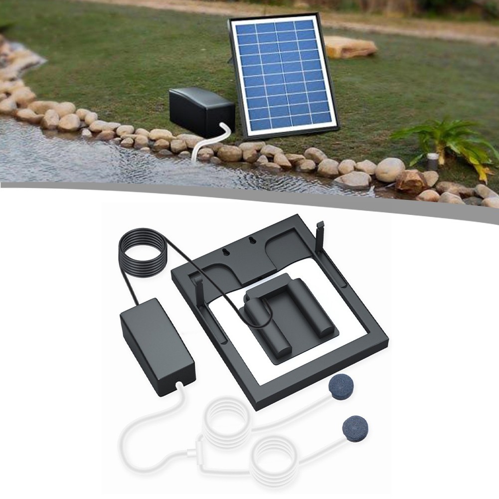 10V Solar Powered Pond Aerator for Fish Ponds and Outdoor Water Features