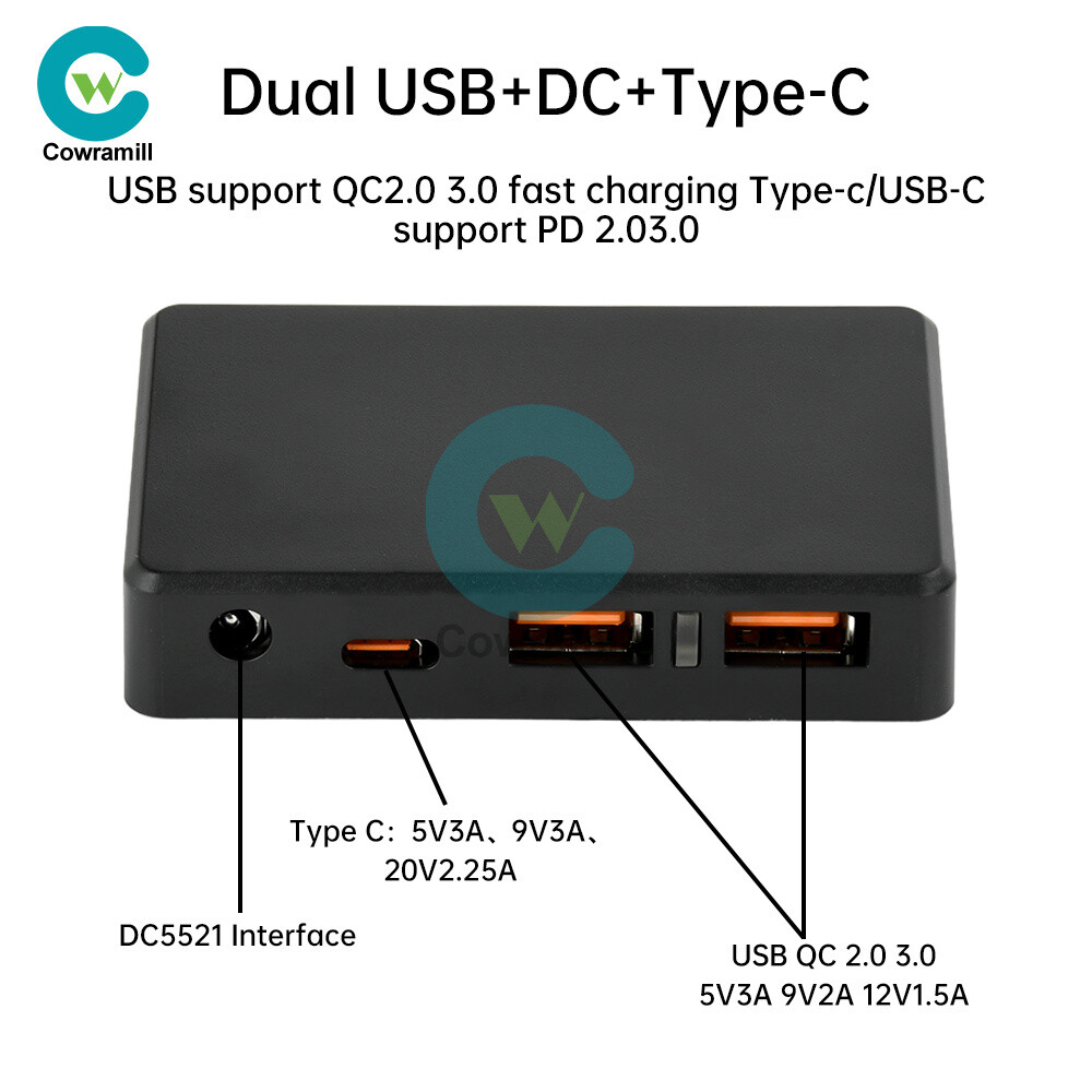 Solar Controller Solar Panel Voltage Regulator QC PD Fast Charging Solar Charger