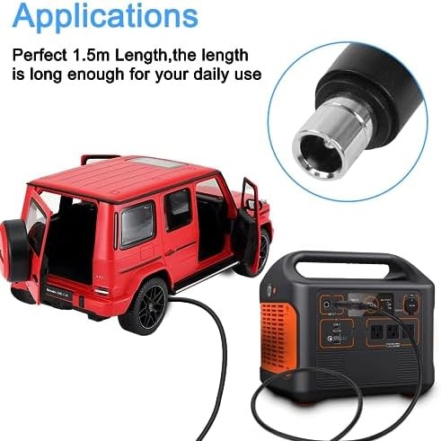 XT60 to 8mm Adapter Cable Bullet Connector 14AWG DC 8020 Power Adapter Cable XT6
