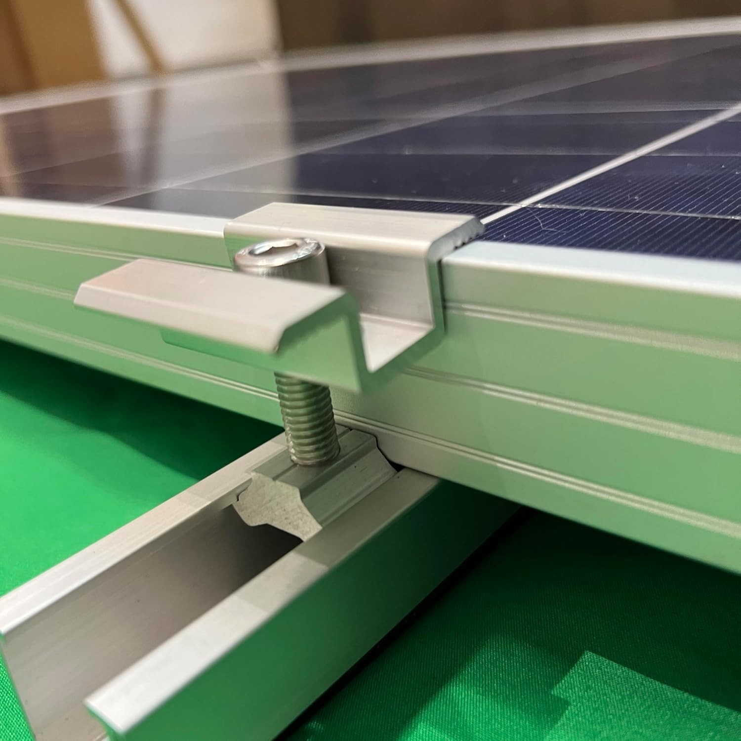 Complete Solar Panel Mounting Kit: 4-Piece Roof Set for Efficiency & Durability