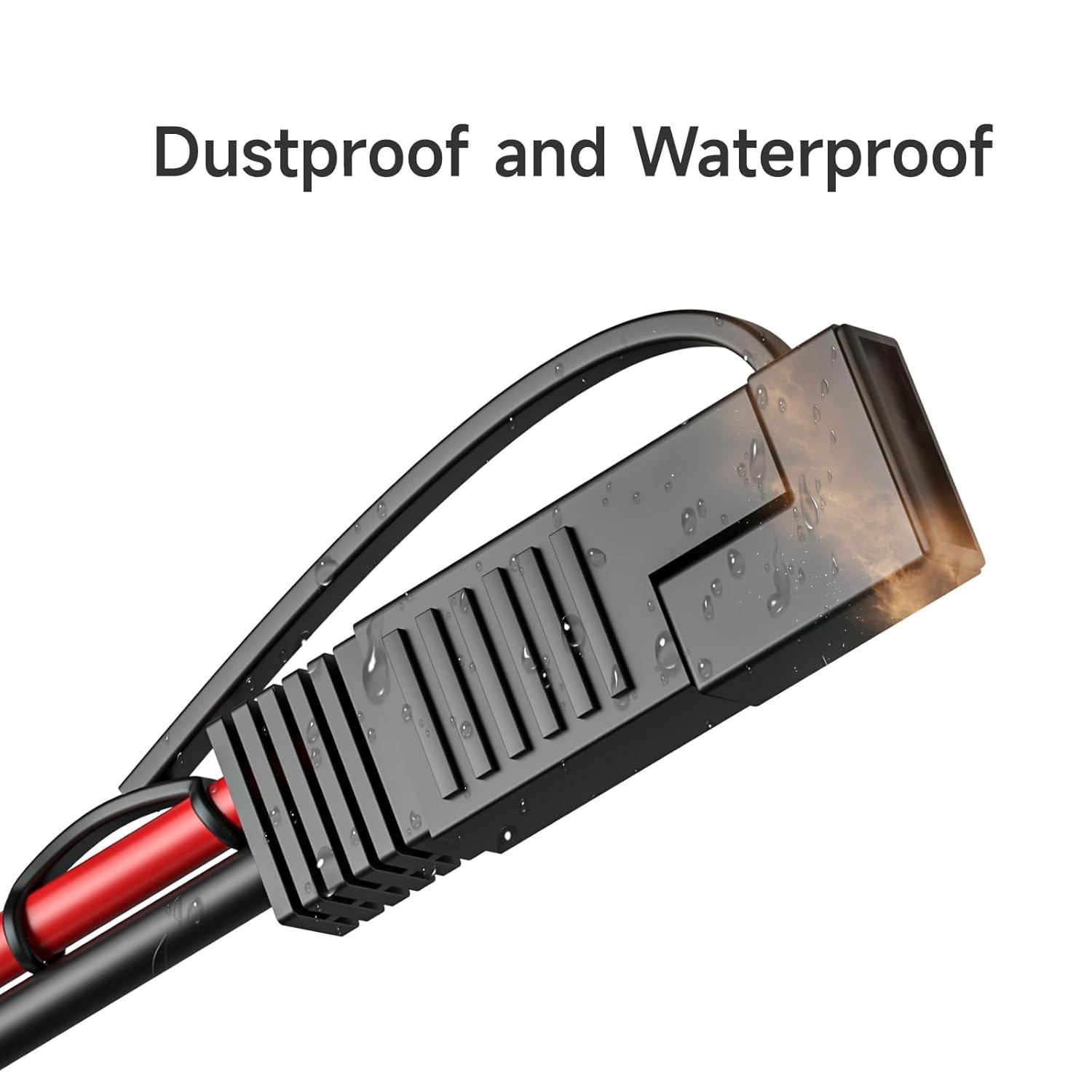 Solar Panel Connectors to SAE Adapter Cable 10AWG Solar to SAE PV Extension Wire