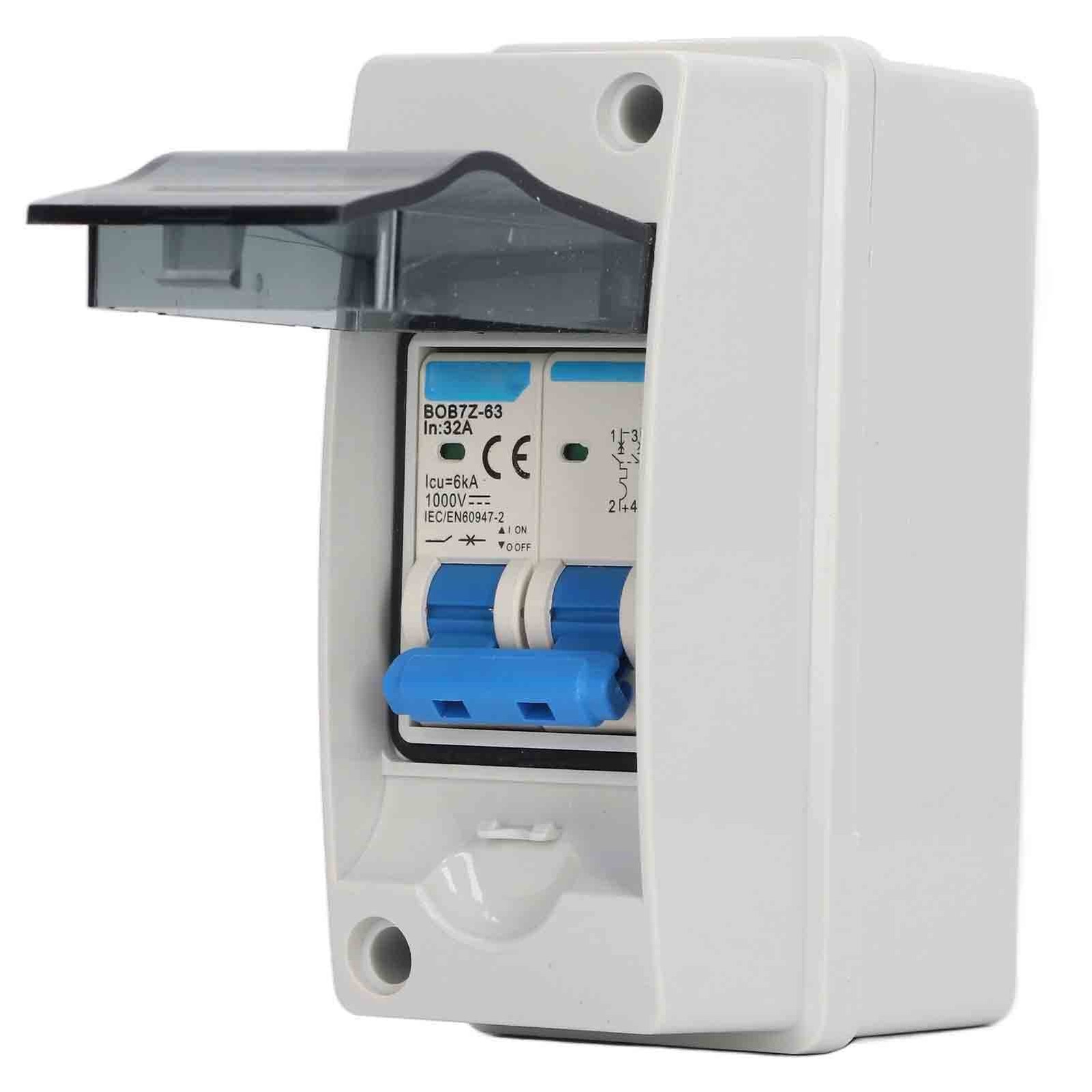 PV DC Circuit Breaker, 32A 6KA IP65 DC Isolator Switch DC Miniature Circuit B…