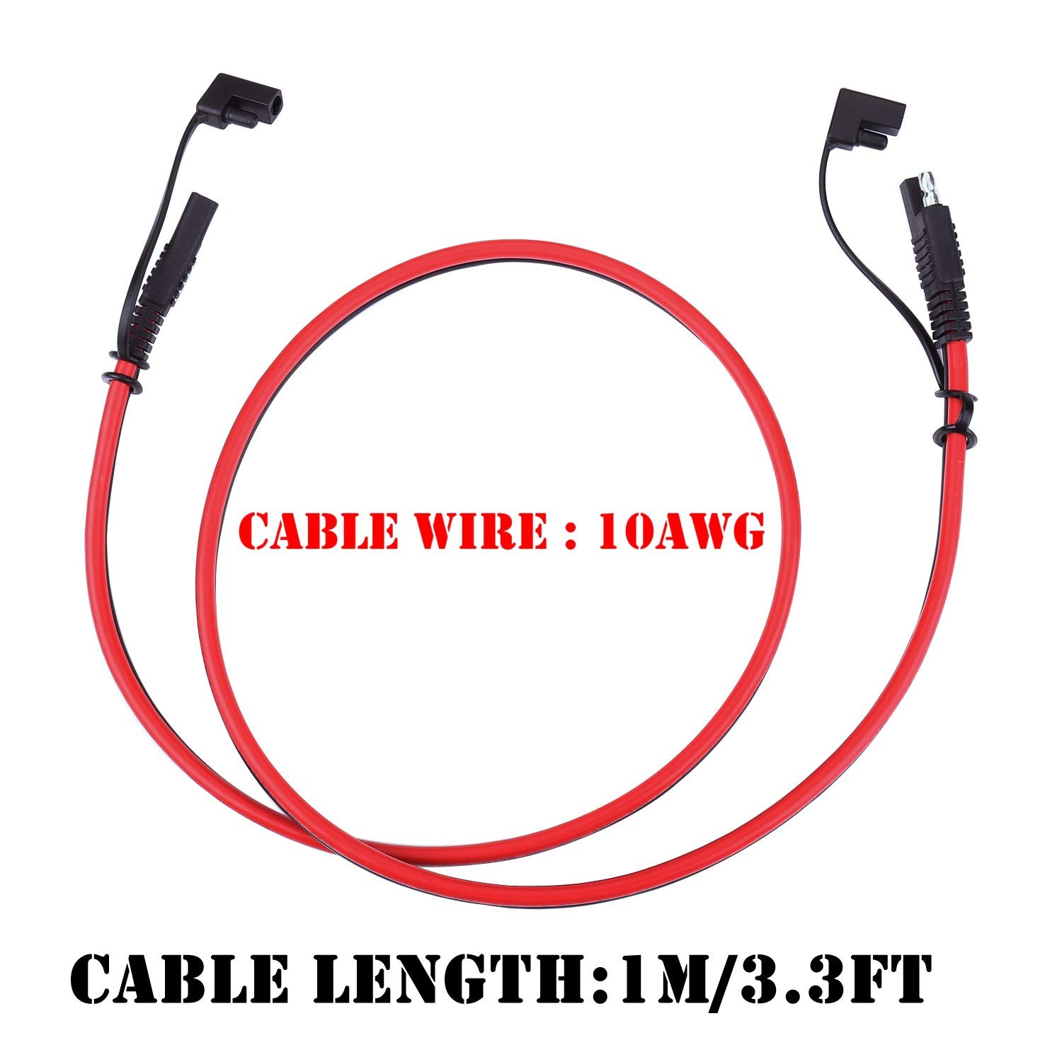 SAE Extension Cable 10AWG SAE to SAE Quick Disconnect Wire Harness SAE Connec…