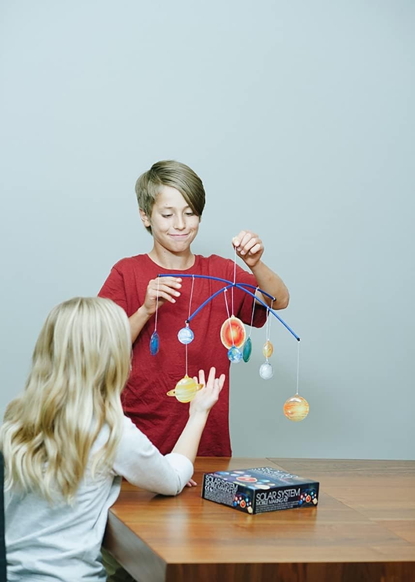 3D Glow-in-the-Dark Solar System Mobile Making Kit – DIY Science Astronomy Le…