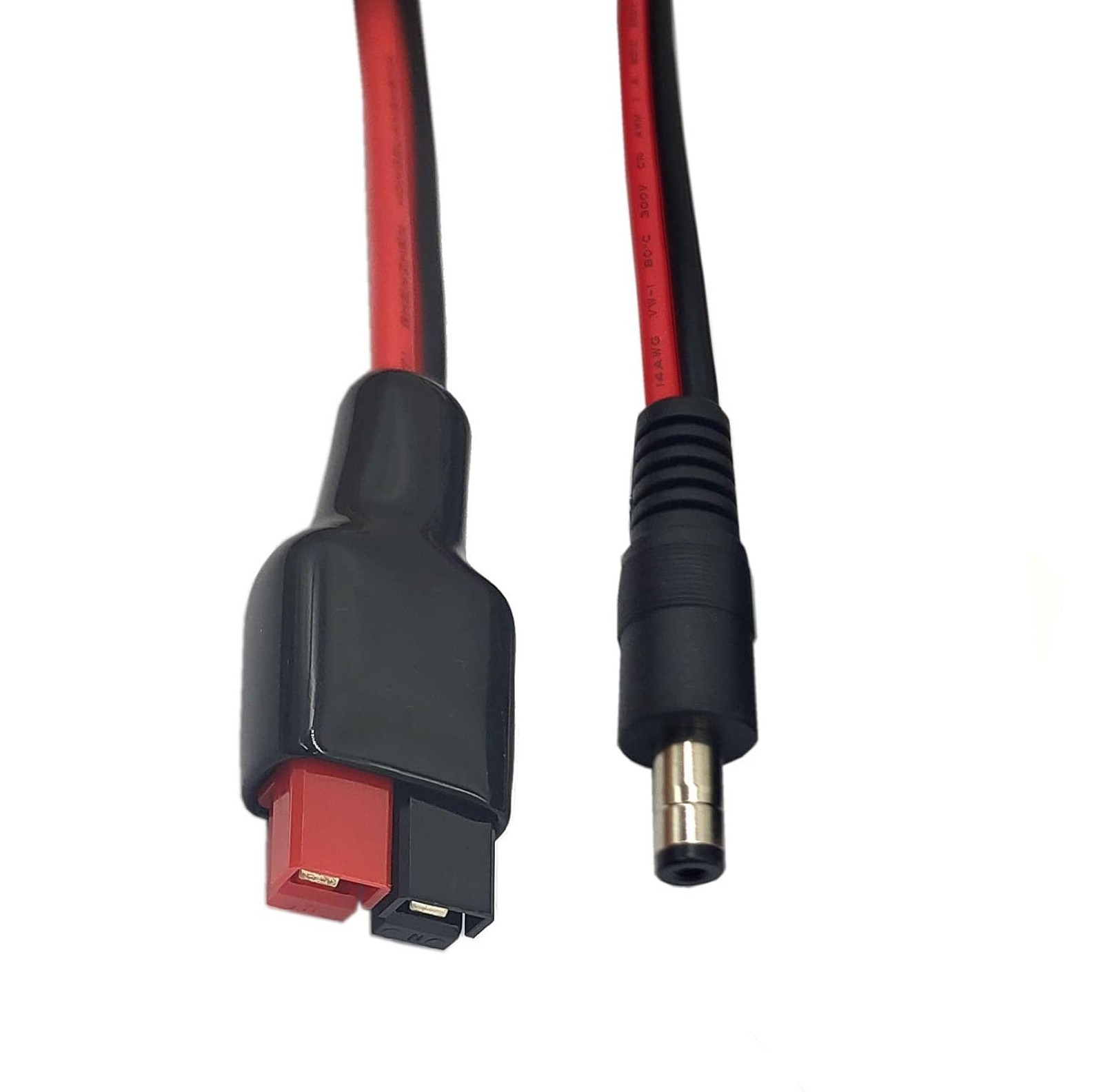 14AWG Power Extension Cable Anderson Connector to DC5521 Male 60cm for Solar