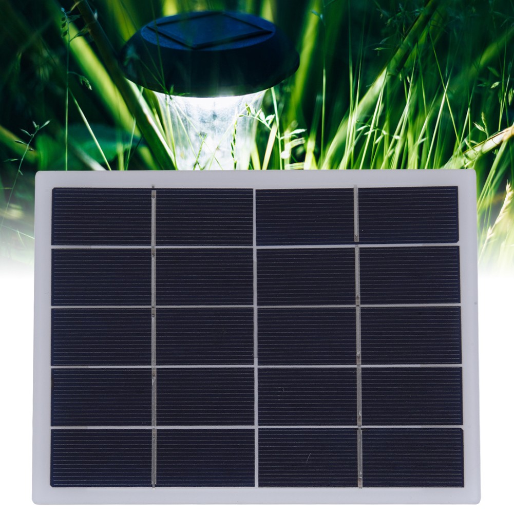 3W 5V DIY Solar Panel Laminated Board 170x130mm White