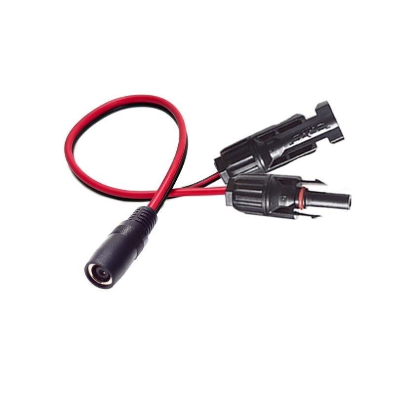 DC8.0X2.0Mm Input to MC4S Solars Connectors Cable for Portable Power Setups