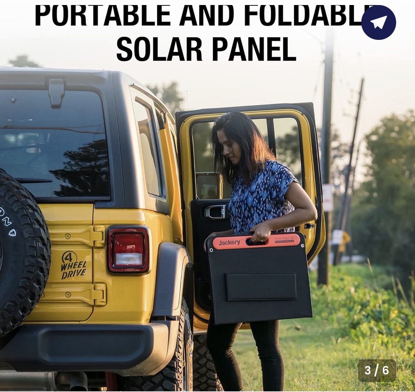Jackery SolarSaga 60 Solar Panel – SP060BK1-05