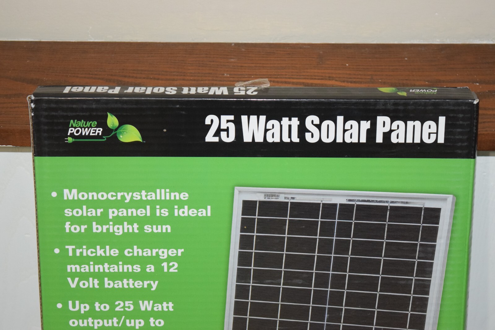 Nature Power Monocrystalline Solar Panel, 25 Watts, Model# 15025 – Brand New!