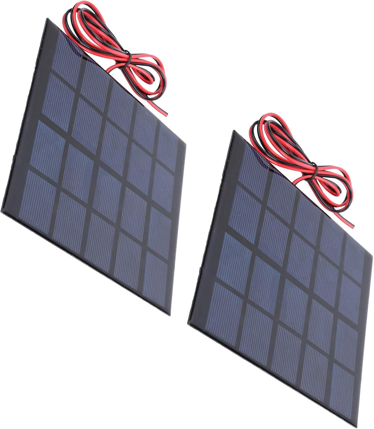 5V 500Ma Solar Panel Cell Power Module with 2Pcs,High Conversion Efficiency, Sno