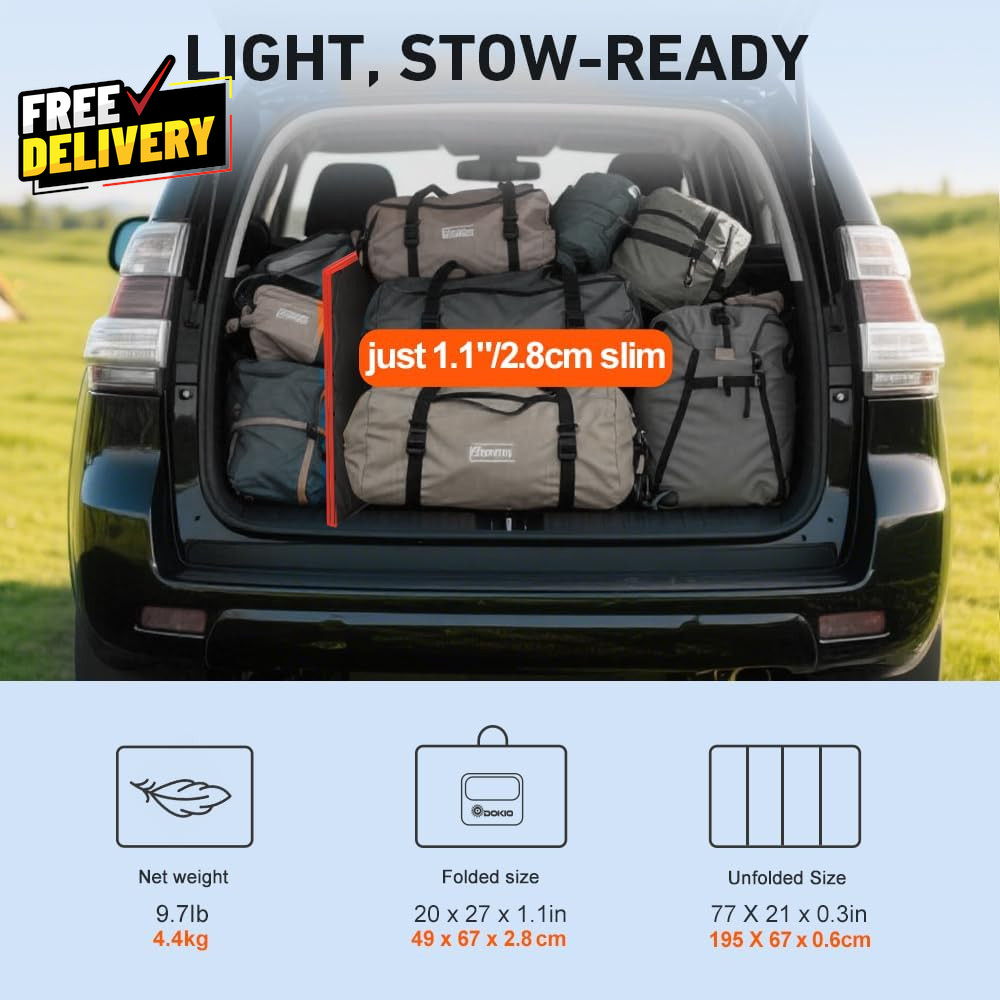 200W 18V Portable Foldable Solar Panel Kit 29X21Inch,11.7Lb Solar Charger……