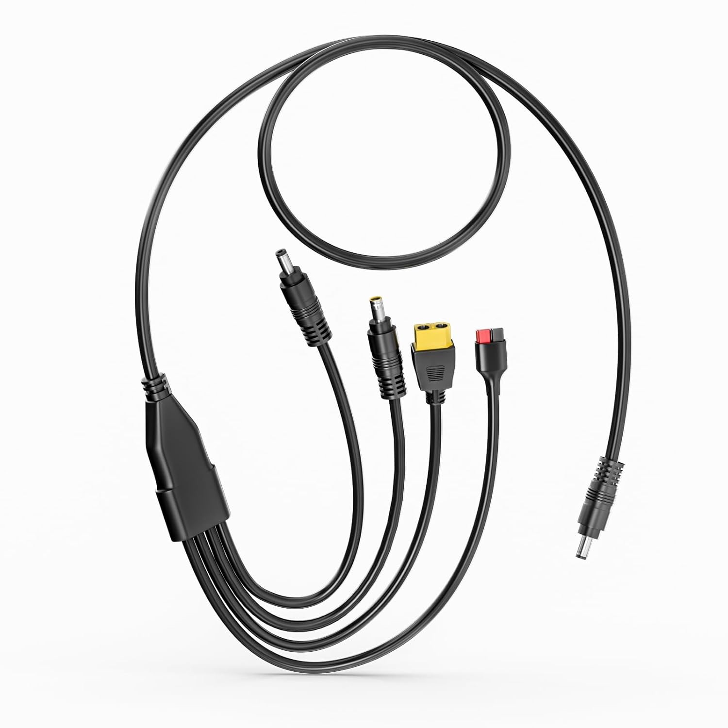4-in-1 Solar Extension Cable Adapter to XT60 Connector for Solar Charger