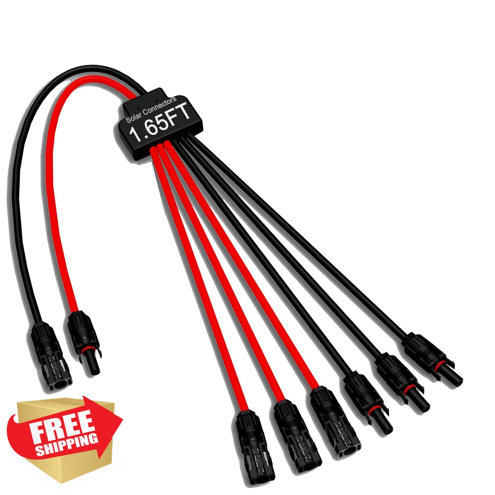 JXMXRPV Solar Connectors 2 to 6 Y Branch (1 PCS)