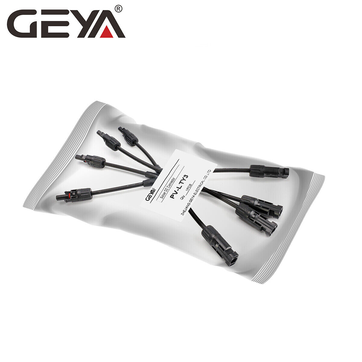 GEYA 1 Pair Y Branch IP67 PV Solar panel Cable Connector 1000V 2/3/4 Male&Female