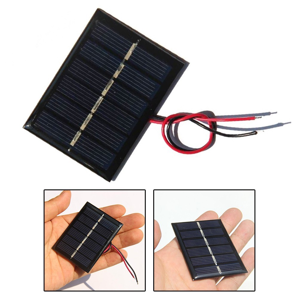 Miniature 0 3W 3V Solar Panel for Cameras Toys and Small Electronics