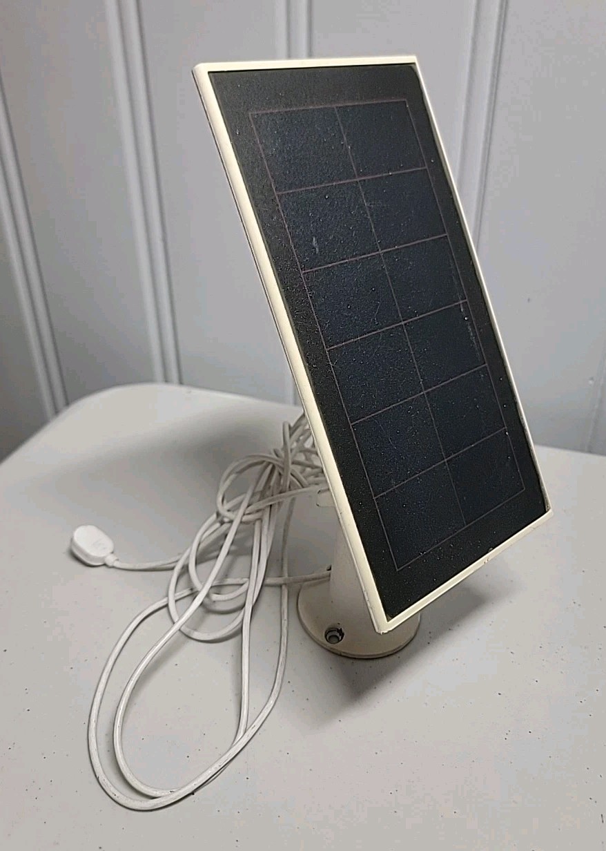 Arlo VMA5600 Solar Panel – White For Arlo Ultra, Ultra 2, Pro 3,4,5S Retail Pull