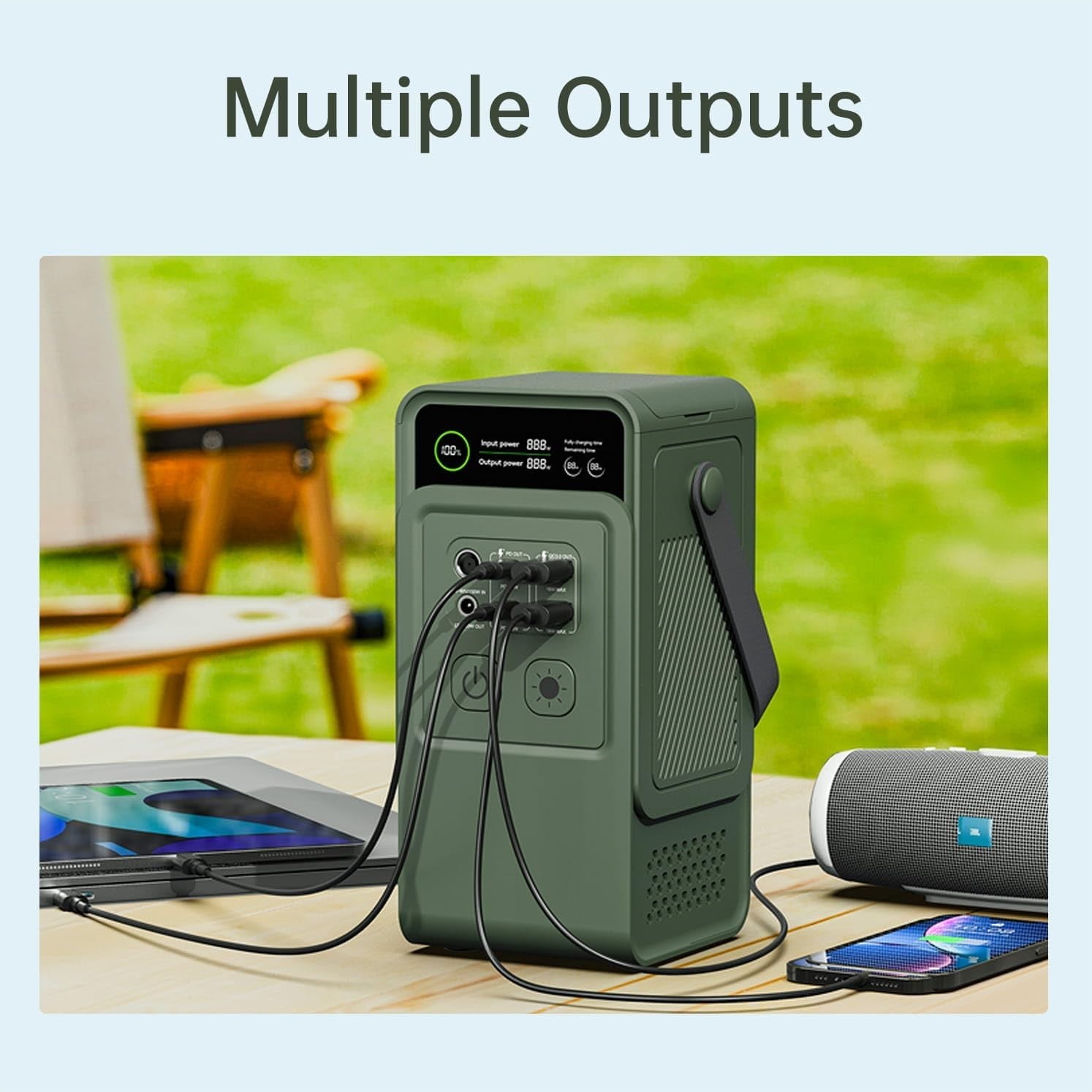 Portable Power Station Power bank 200W 60000 Mah LiFePO4 Battery