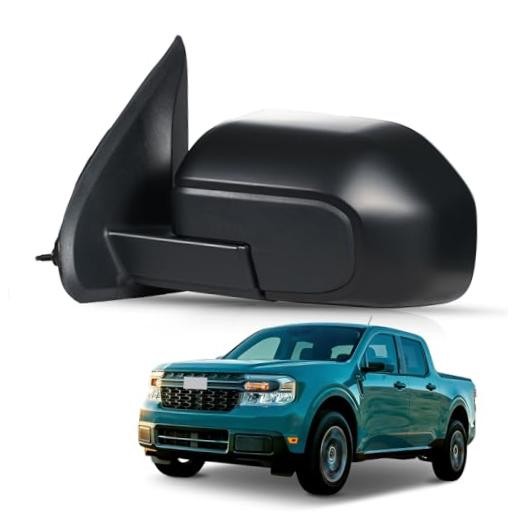 Left Driver Side Mirror for 2022-2024 Ford Maverick L – 5 Pin & Textured Black