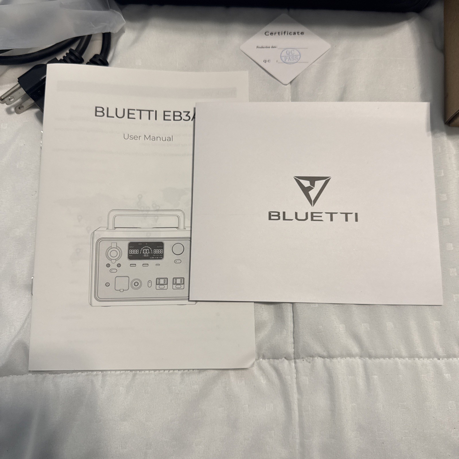 BLUETTI EB3A 600W 268Wh Portable Power Station Solar Generator LFP for Outdoors