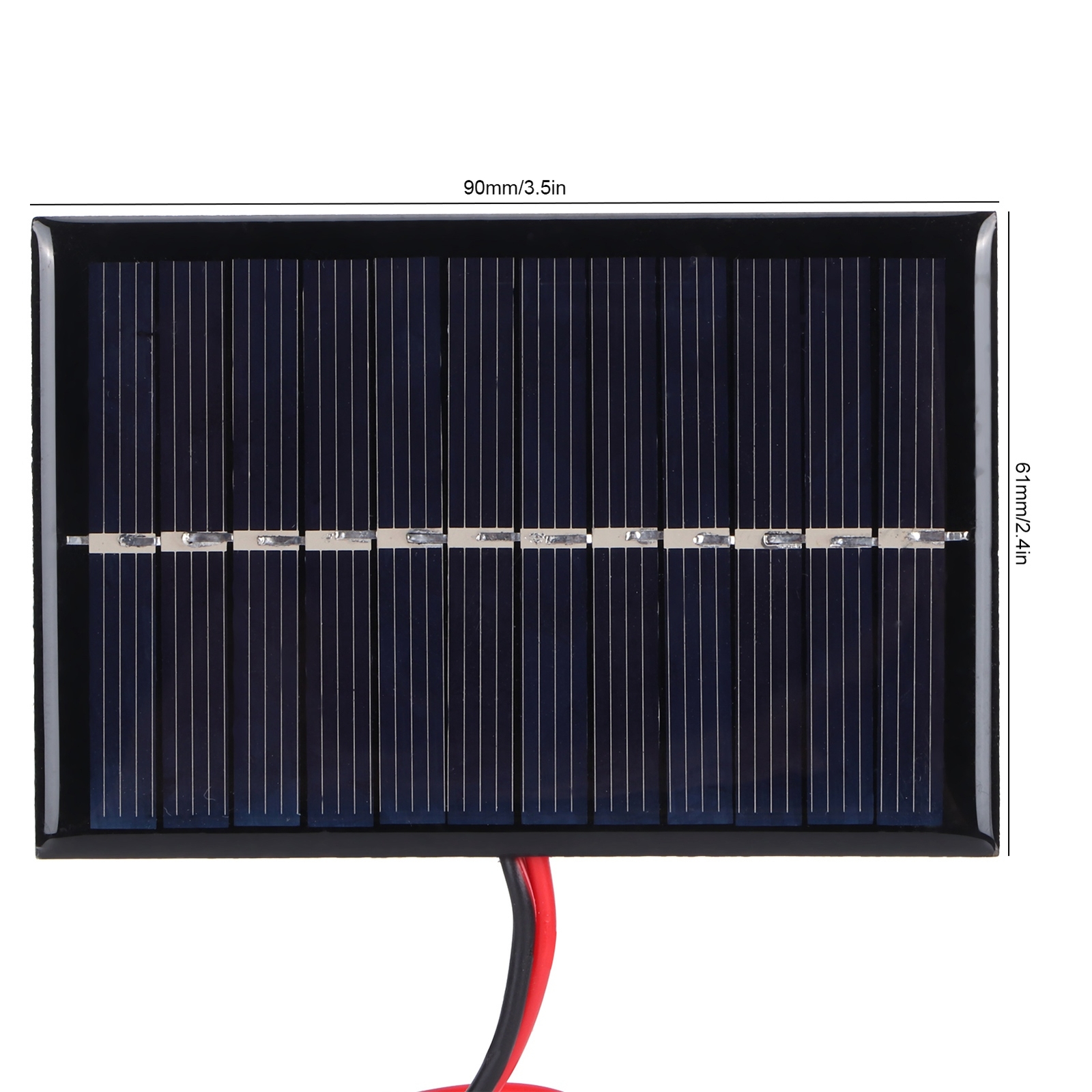 0.6W 6V Solar Panel Module Polysilicon Solar Charger For Toys Lights 3.7V AC