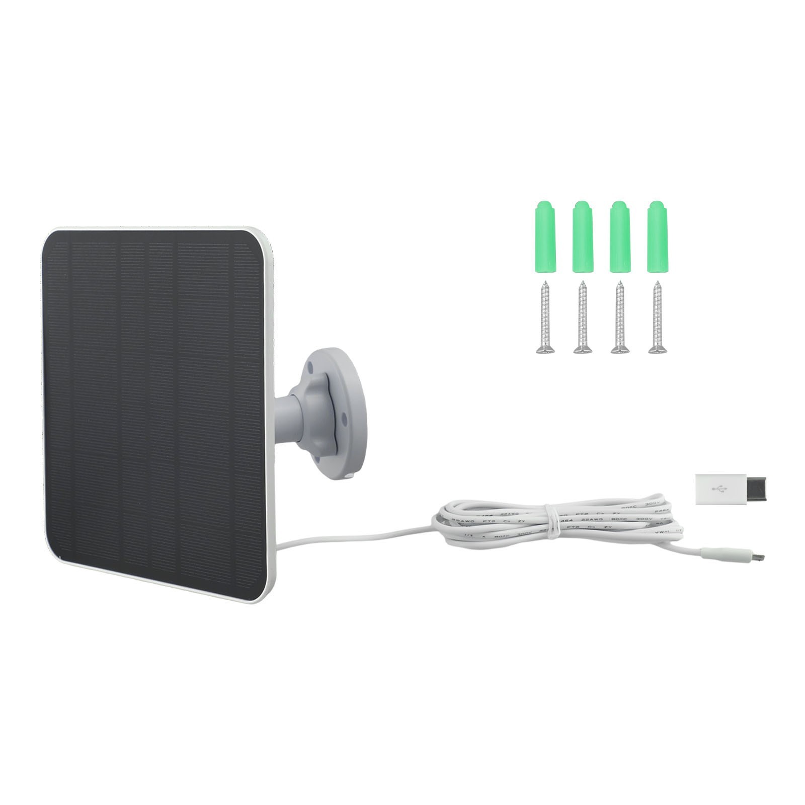 Fast and Efficient Solar Panel Charger for Ring Video Doorbell 5V 1A Output