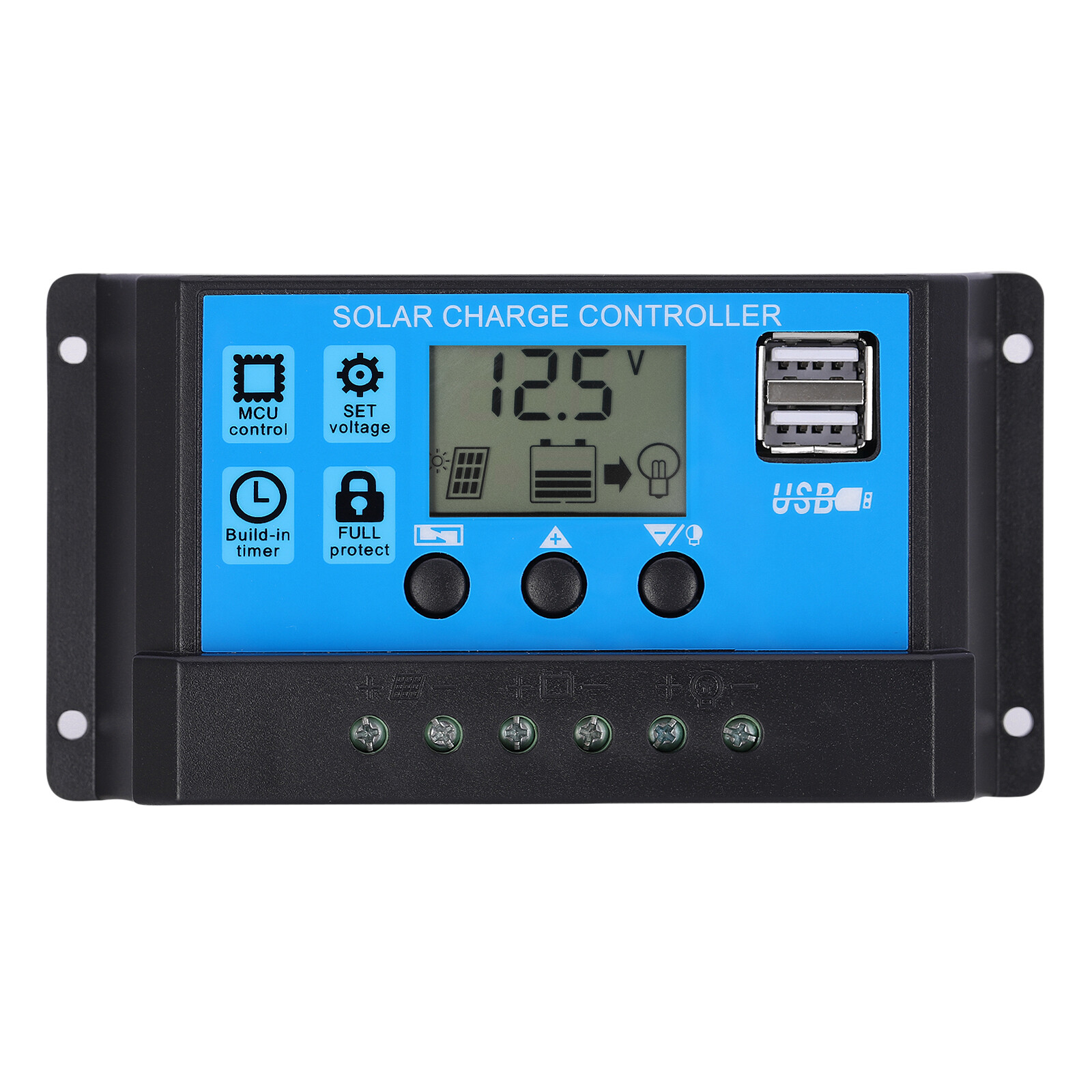 200 Watts Solar Panel Kit 100A 12V Battery Charger with Controller Caravan Boat