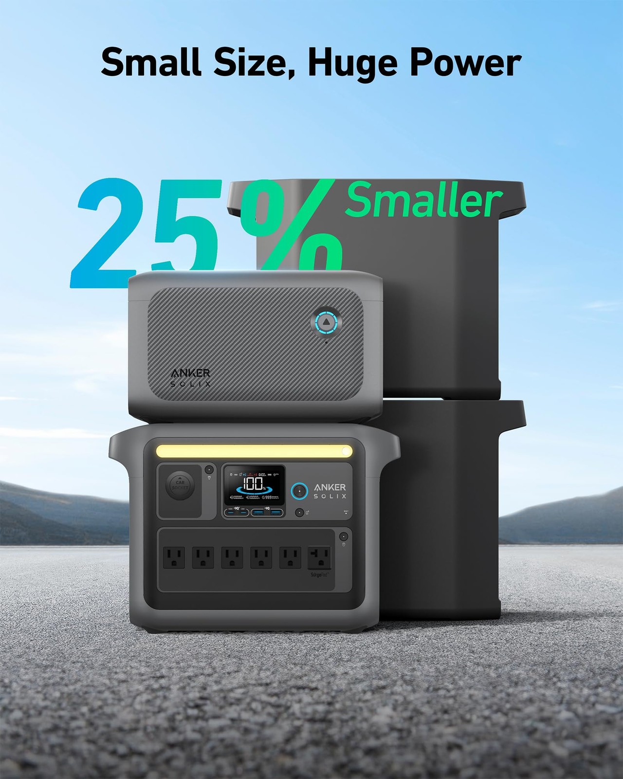 Anker SOLIX BP1000 Expansion Battery 1056Wh, LiFePO4 Batteries with 10Year Li…