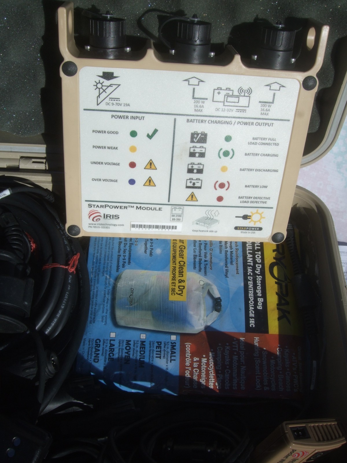 Iris Technology SPACES II Kit USMC Military Portable Solar Energy Field Power