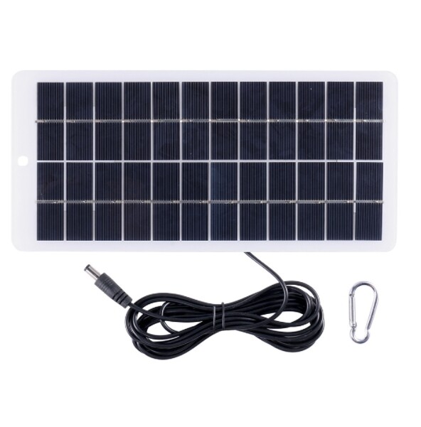 5W 12V polycrystalline silicon solar panel with DC interface charge 3.7V battery