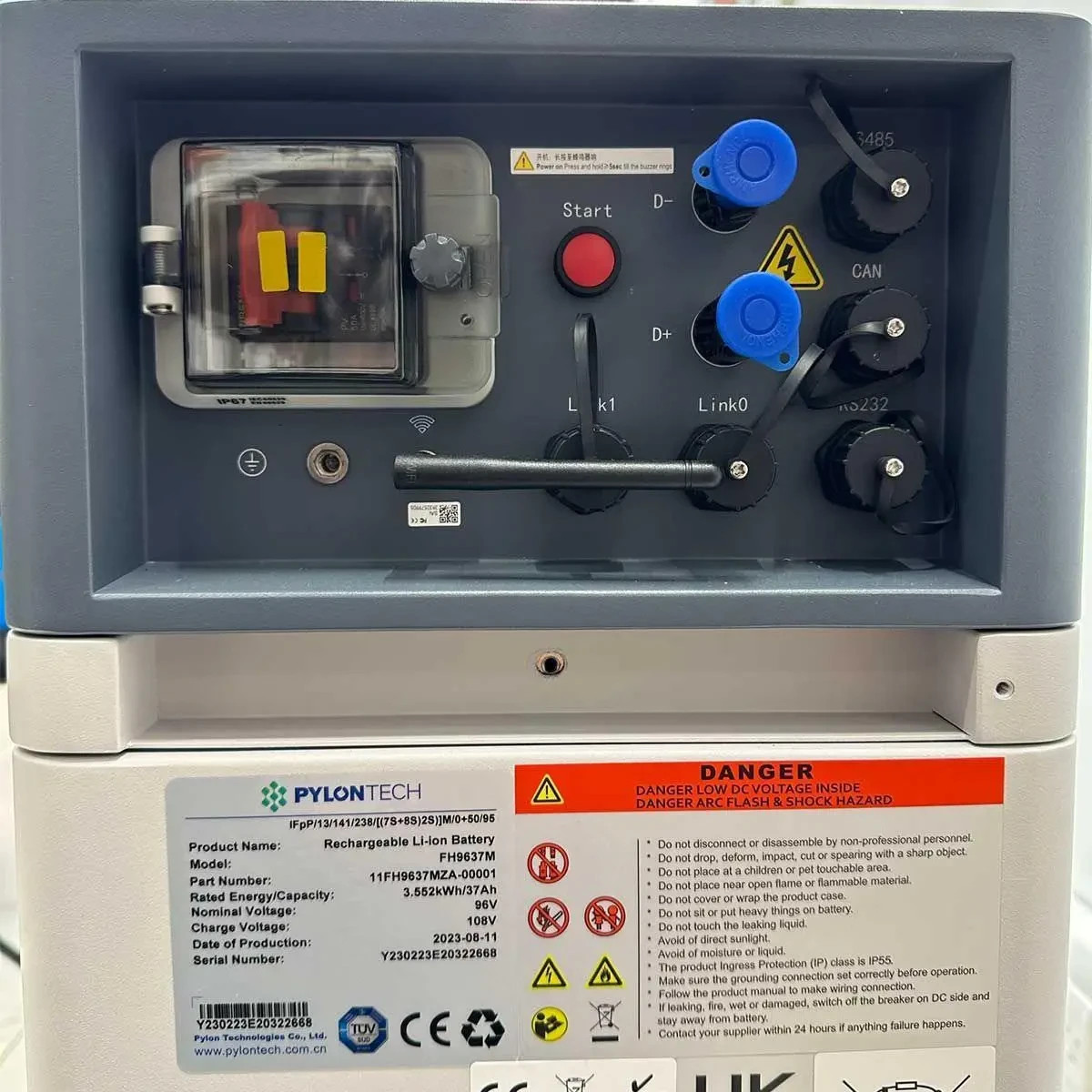 Pylontech Force H2 FC0500M-40S BMS Base Battery Management Unit Lithium LPF