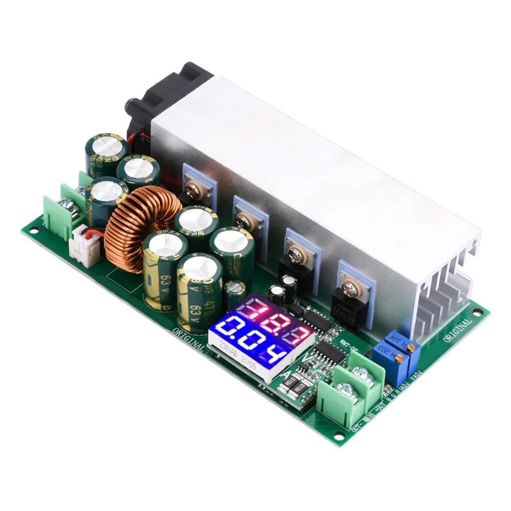 20A Max Current 600W DC-DC Converter Digital Voltage Display For Bench Testing