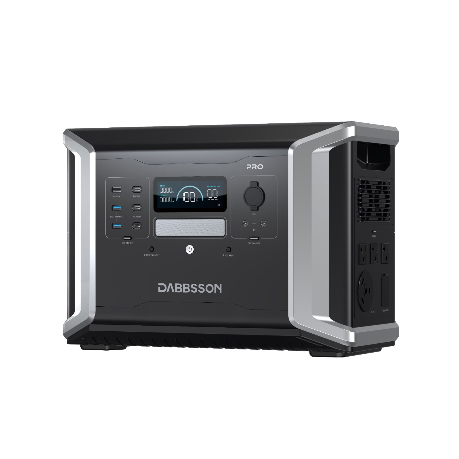 Dabbsson DBS1400Pro 2400W 1382Wh Portable Power Station Solar Generator Battery