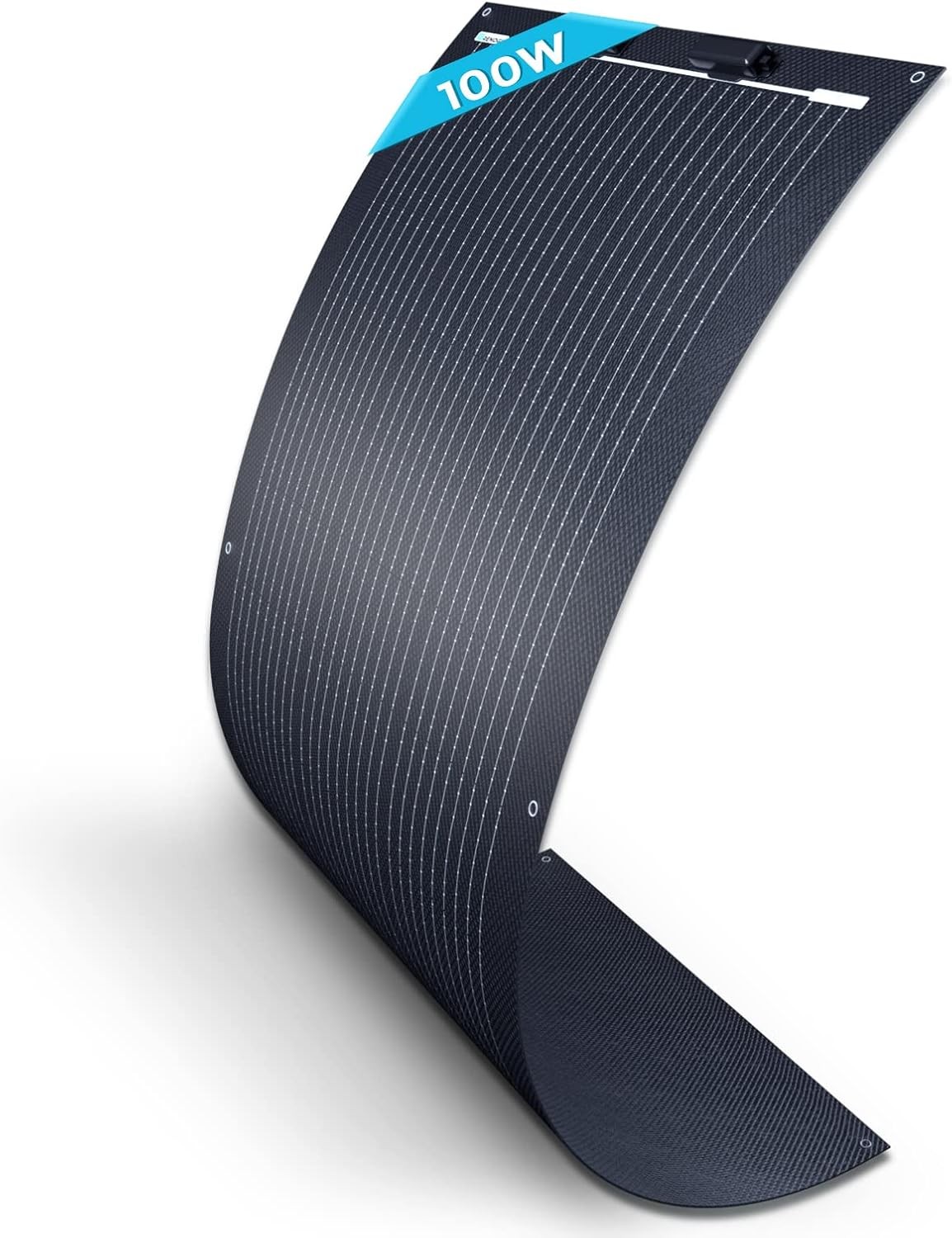 100W Solar Panel 12V Flexible Solar Panel 100 Watt 22% High-Efficiency 240°