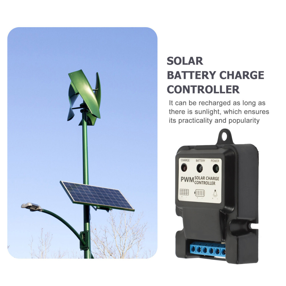 10A Solar Charge Controller 12V 24V Auto Waterproof for RV Off Grid Controller