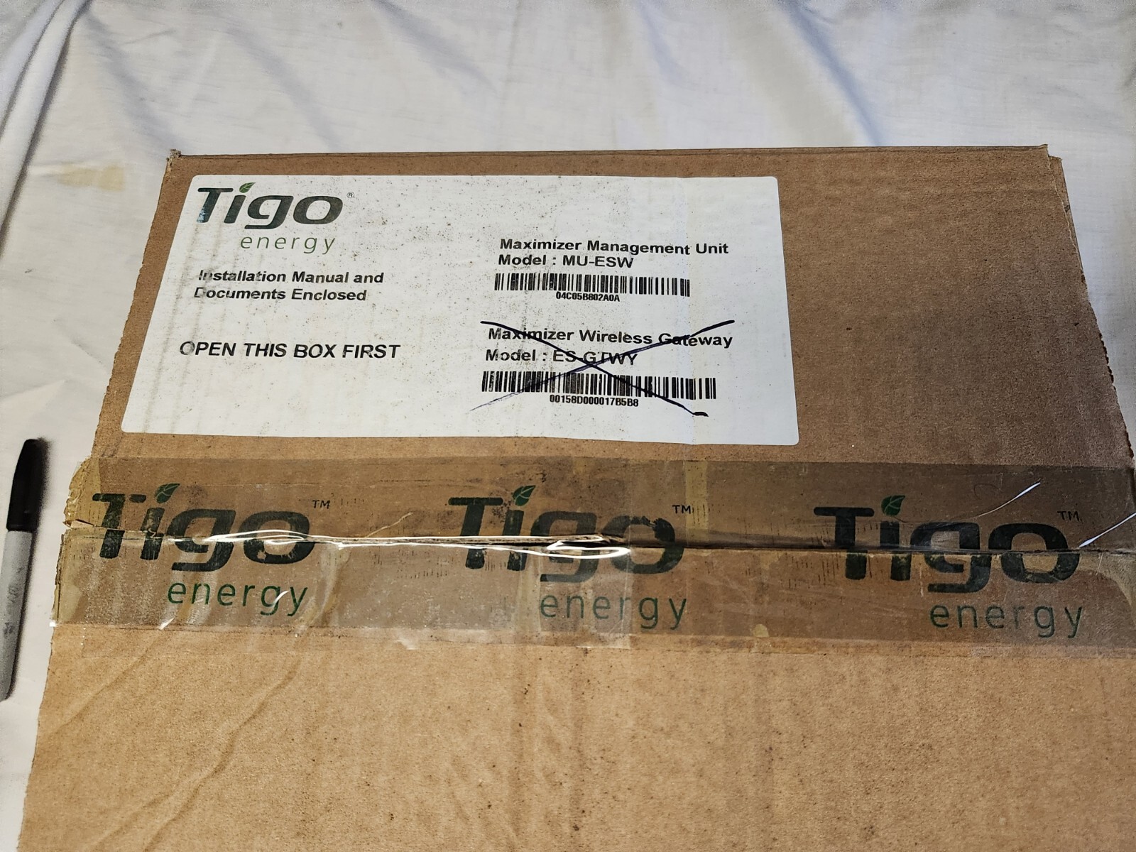 TIGO ENERGY MMU-ESW MAXIMUM MANAGEMENT UNIT FOR SOLAR ARRAY W/O GATEWAY NEW-BOX!