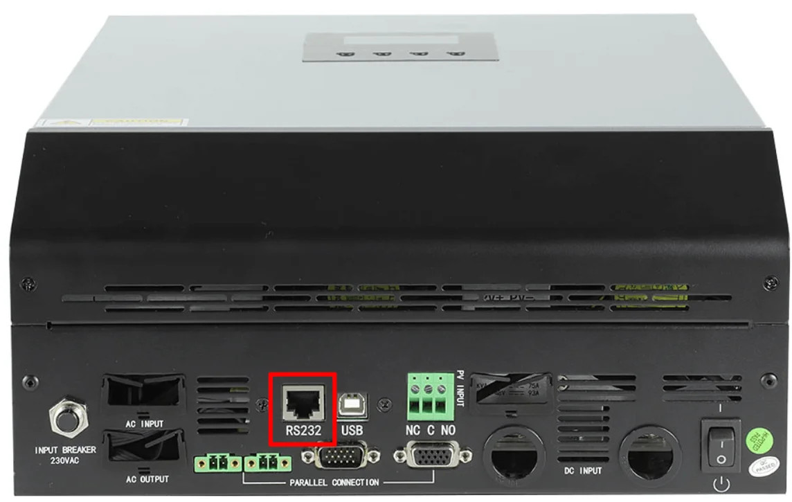 MPP Solar Inverter RS232 Serial PC USB Cable Communication And Monitoring 1.8m