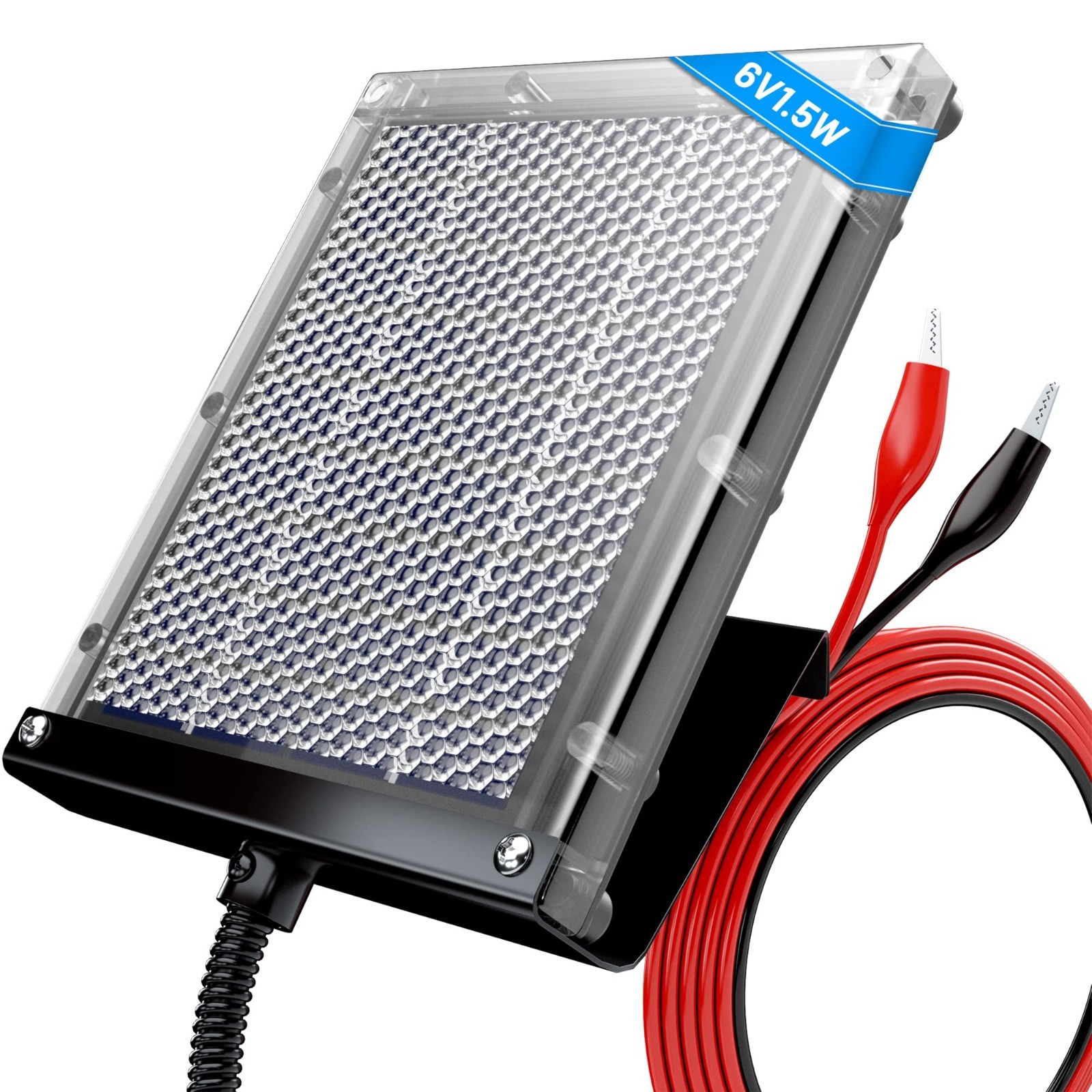 6V 1.5W Solar Panel for Deer Feeder Battery Recharge – Waterproof Outdoor Charge
