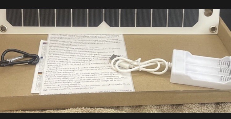 USB Solar Panel Power Bank for Outdoor Camping Hiking Phone Charger 5V Portable