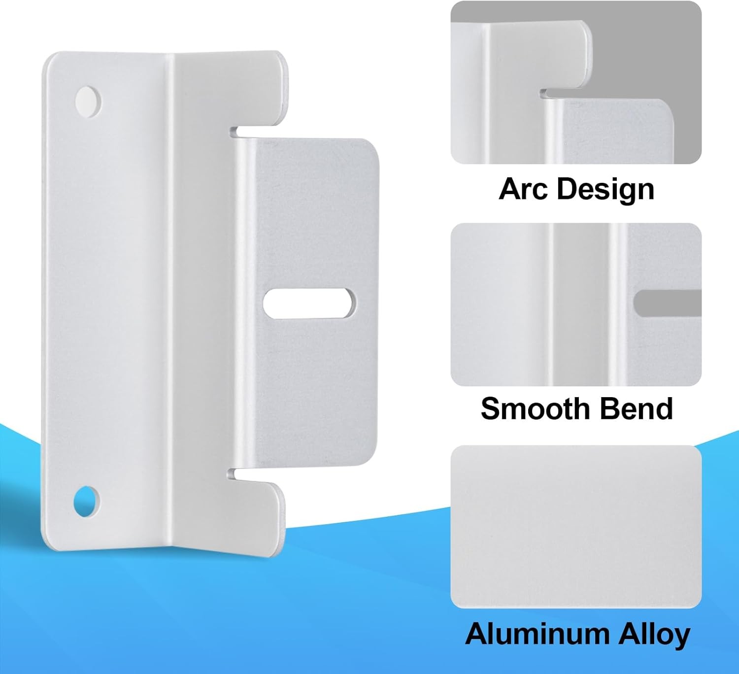 16 Units Solar Panel Mounting Brackets,Z 4 Pack Z Bracket, silvery